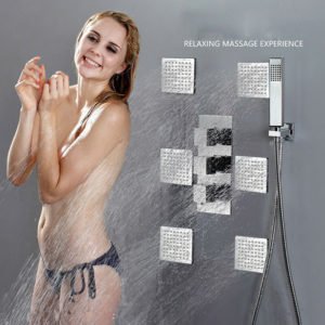 Descuento en oferta de sistema de ducha termostática