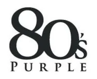 80 年代紫色优惠券和折扣