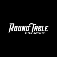 Cupons e descontos para pizza em mesa redonda