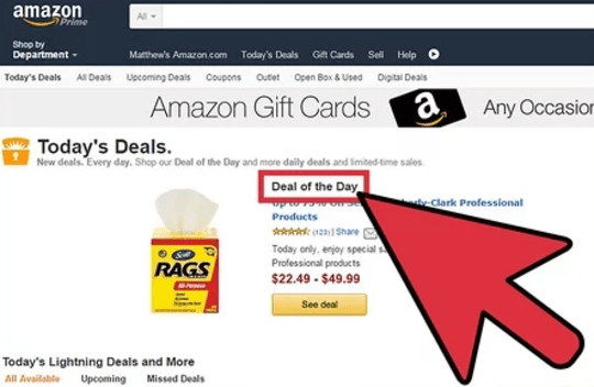 Проверьте ежедневные предложения Amazon