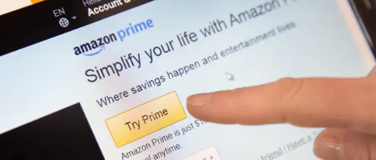 Melden Sie sich für Amazon Prime an