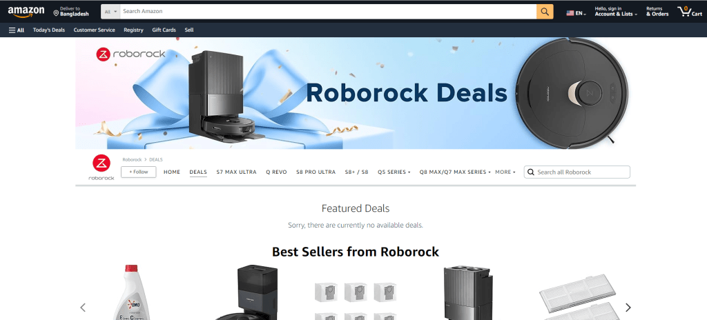 Roborock S7 Предложение Amazon Prime Day